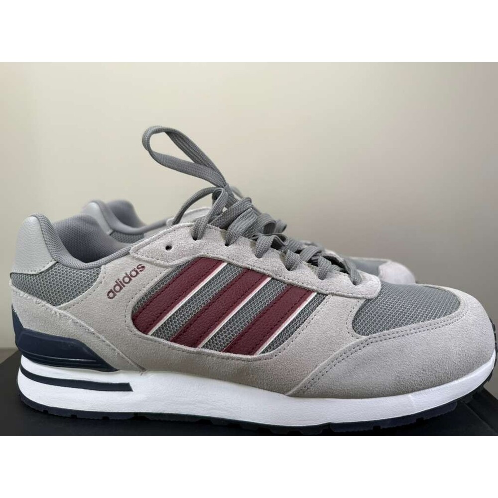 Adidas Run 80s Men’s Running Shoe Grey Athletic Sneakers Trainers size 11